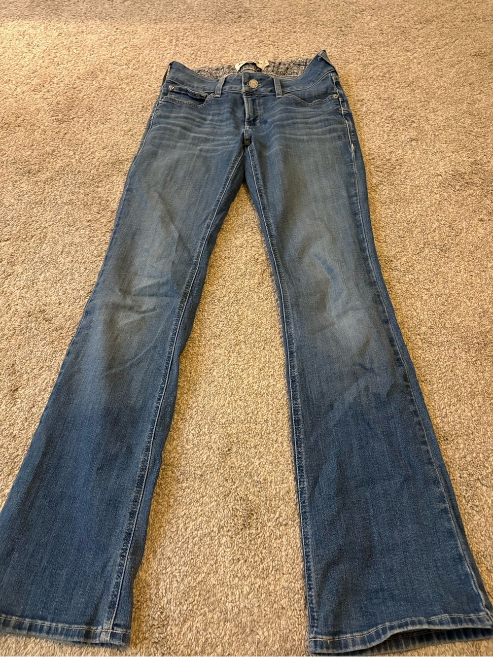 Ariat Mid Wash Flare Jeans in Blue